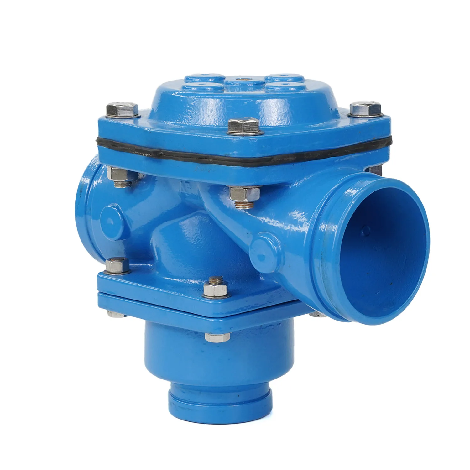 Backwash valve for irrigation water