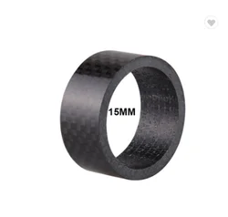 3K 3 5 10 15 20mm Carbon Fibre Yarn Bicycle parts Set Carbon Spacers Headset Stem Spacer 18 UD Carbon Road Bike Spacers Kit