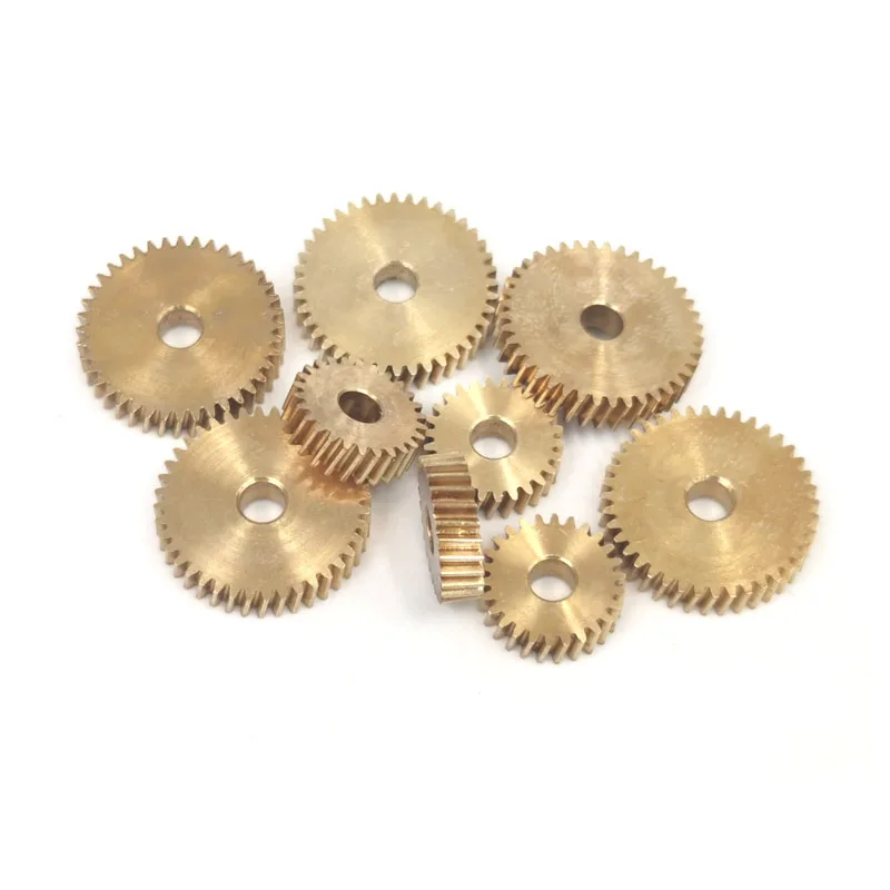 Custom Buy Small  Brass Helical Gear
