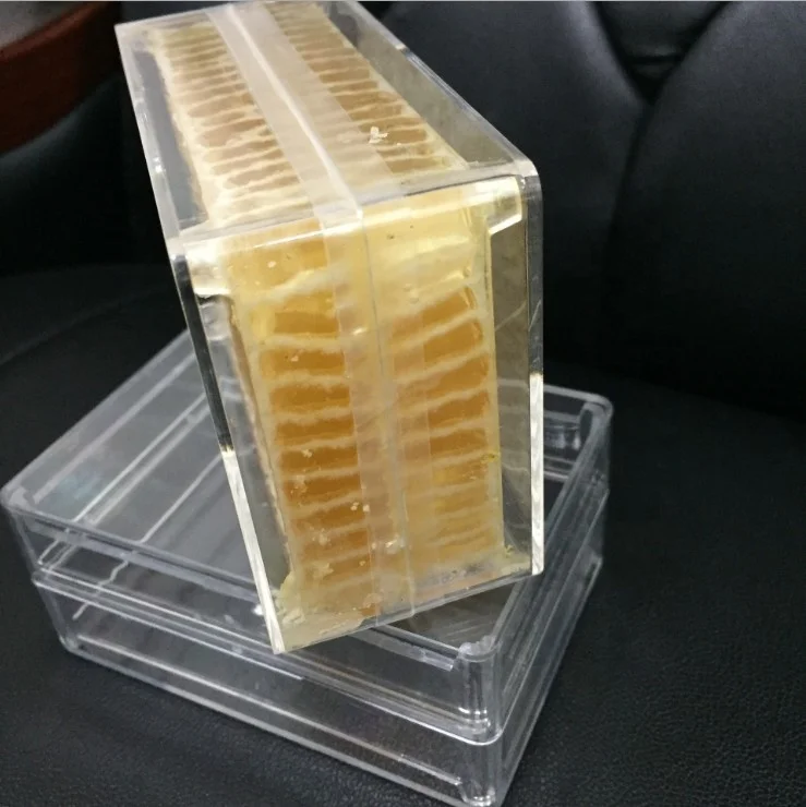 Beekeeping 250g/500g honey comb containers/box ,white and transparent comb honey box with cheap price
