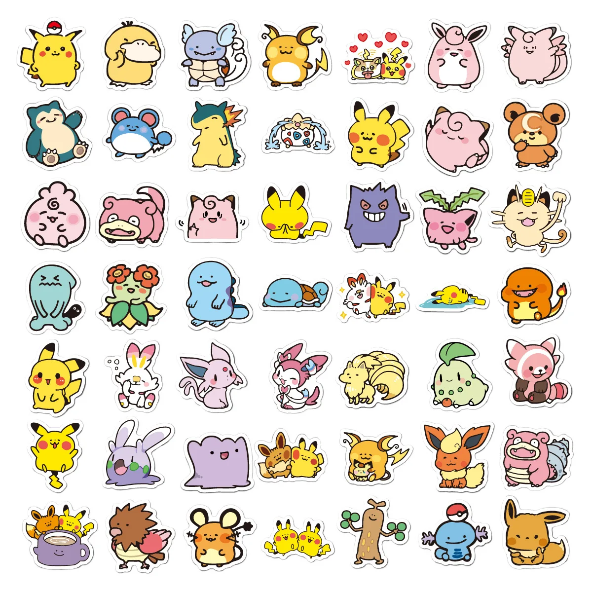 Colorful best selling stickers famous anime style strong stickiness stickers