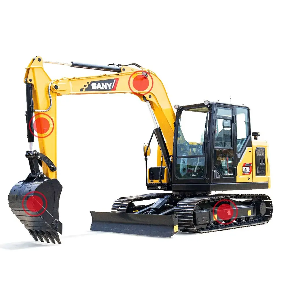 Лидер продаж SY 75 2021 год б/у SY75C экскаватор 7ton Б/у SY215C хорошее