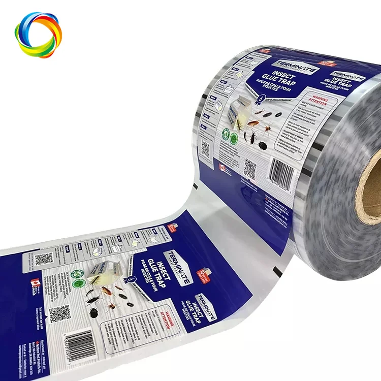 Custom Plastic Laminated Wet Wipes Packaging Pet Pe Vmpet Roll Film Automatic Mosquito Transparent Film