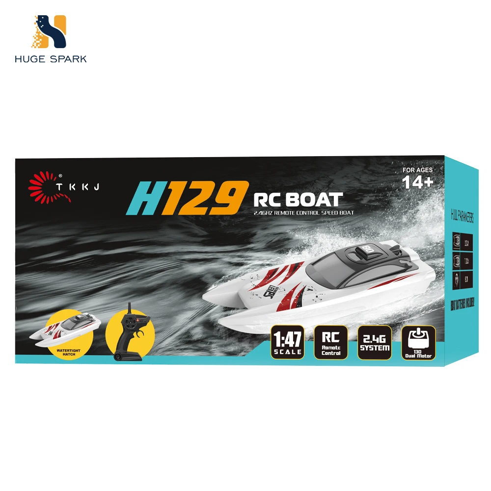 
Economical Toys Cheap Outdoor Toys for Boys 20 mins Playing Time 10KM/H Low Speed 2.4G RC Mini Ship 