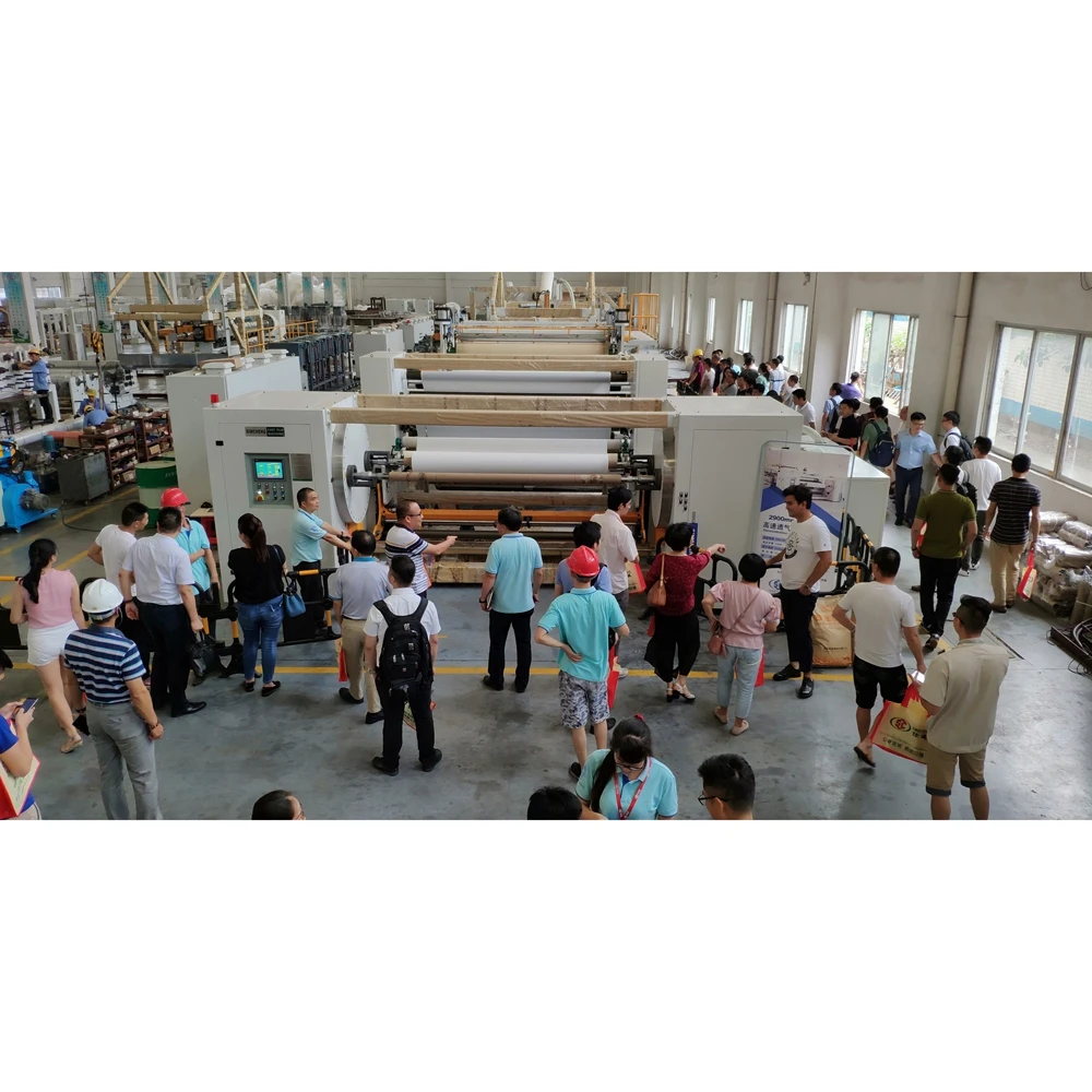 SIMCHENG Custom made cast film machine CPE breathable film running demo