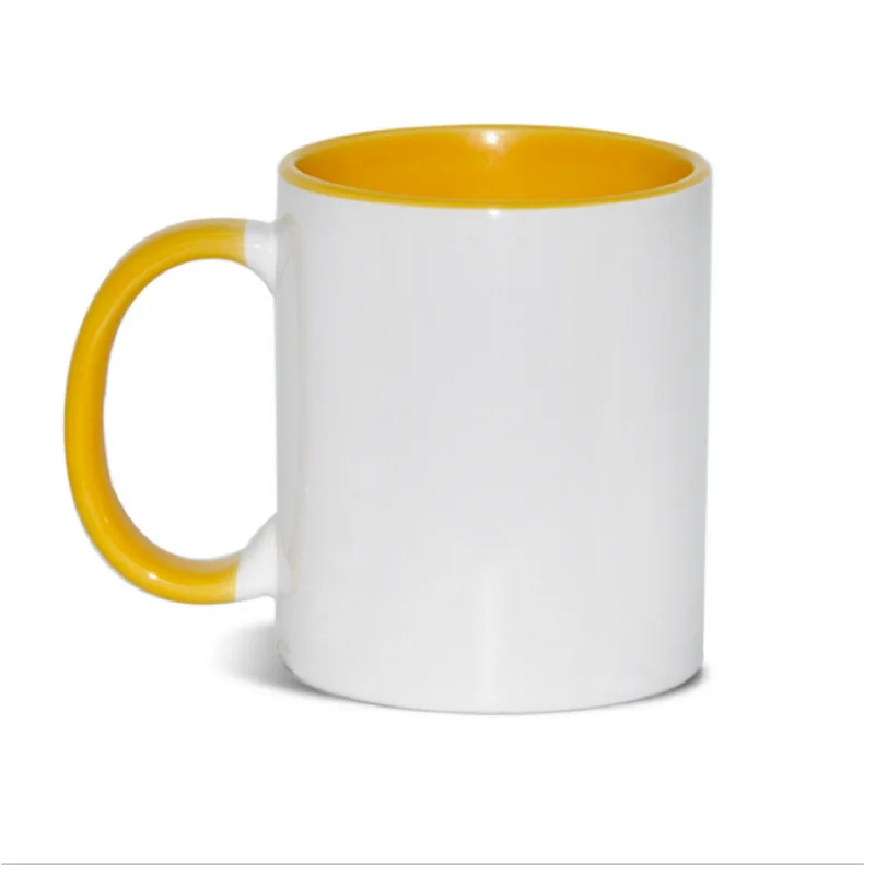 Yinsa M012 Holiday Gifts Sublimation Coffee Ceramic Mug 11oz Two Tone Color Coated Mug