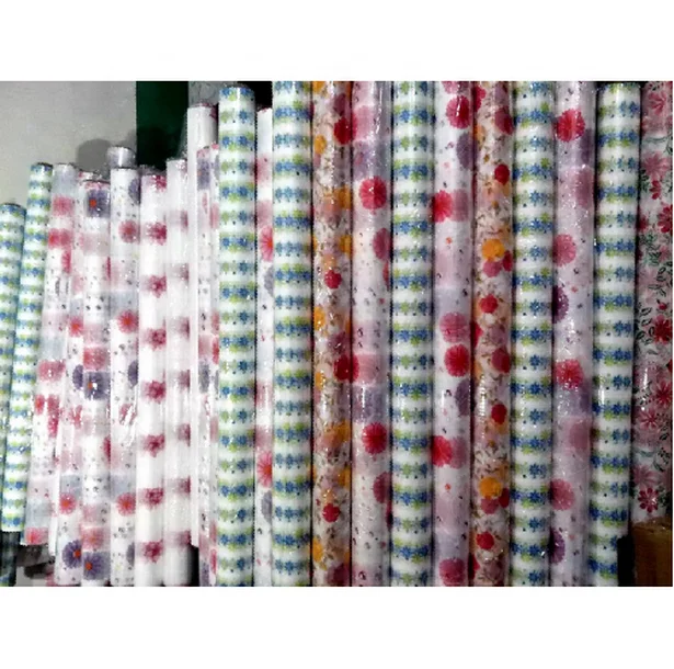 Printed PVC table cloth in roll