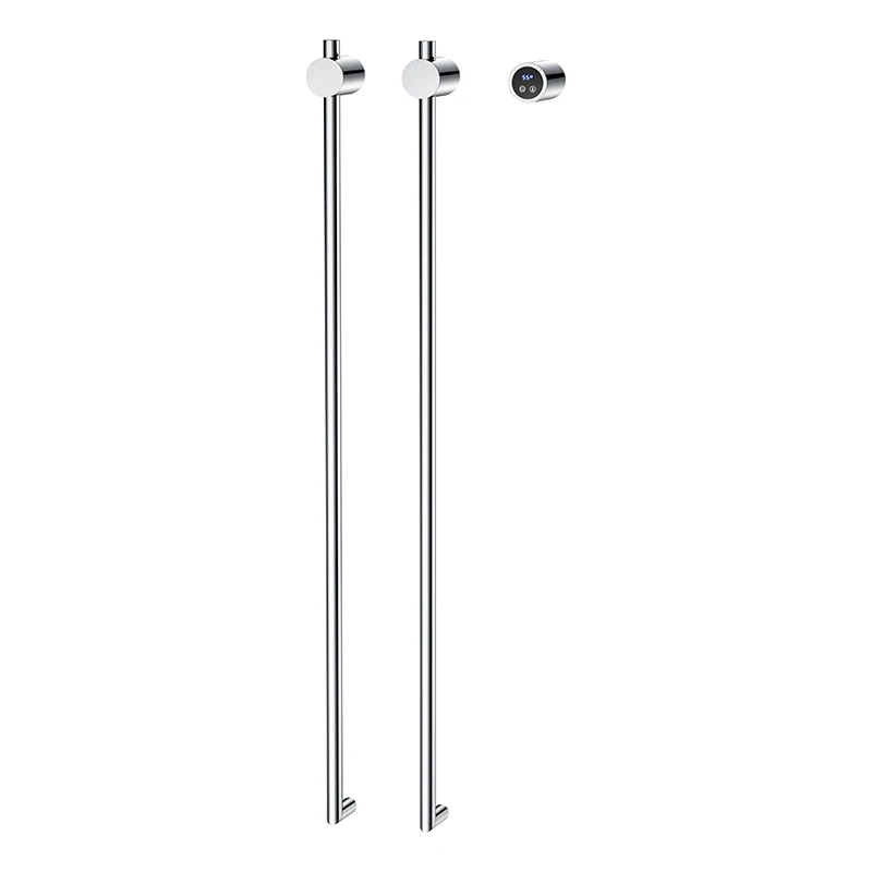 Modern Design SUS 304 Fast Heating Black Towel Radiator Infrared Heated Towel bar Warmer