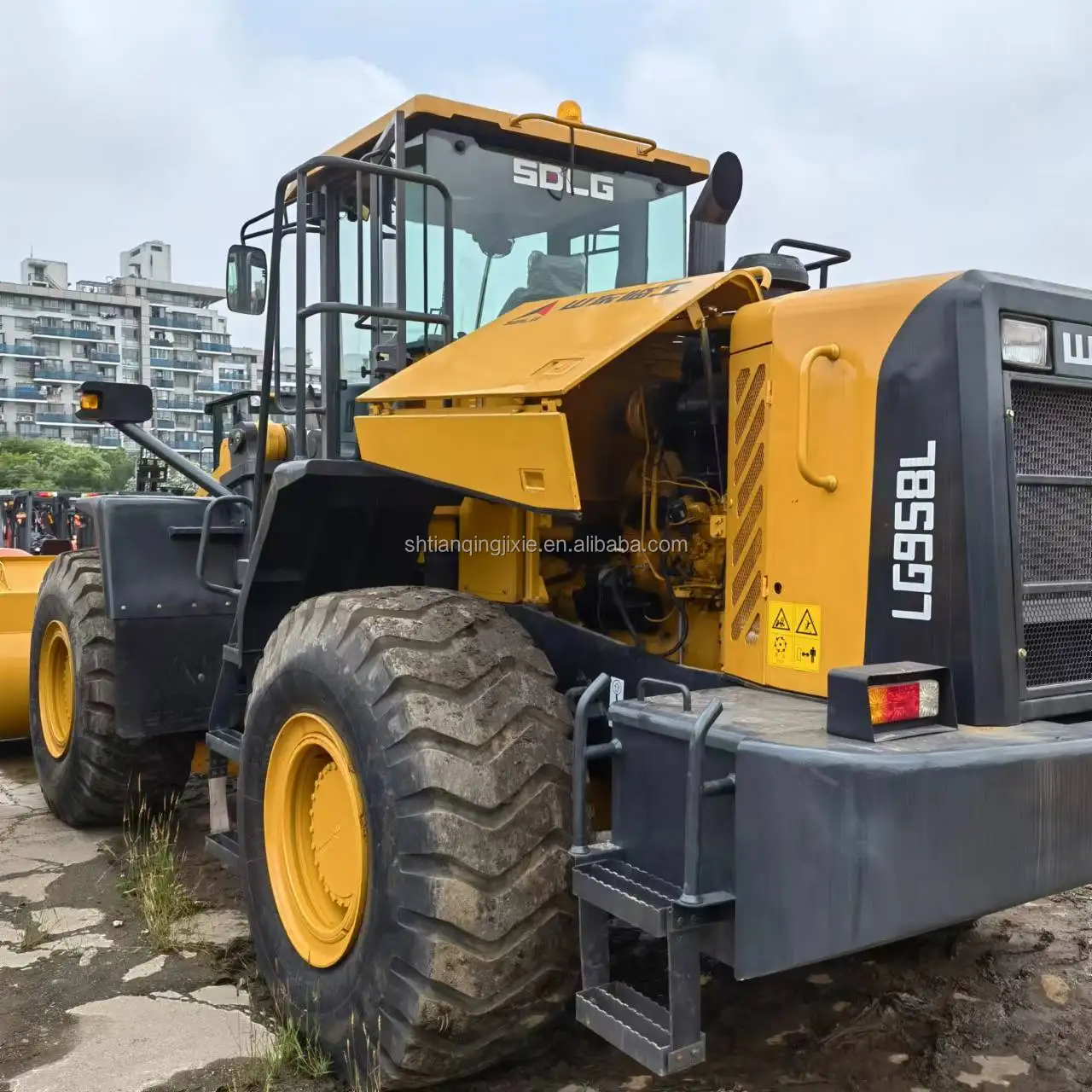 cheap price hot sale new model LG958L 955 958 used 5tons wheel loader second hand loader LG958L for SDLG