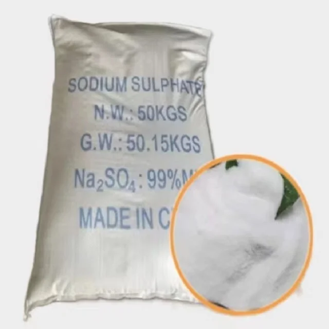 The manufacturer supplies anhydrous sodium sulfate with 99% sodium sulfate in stock