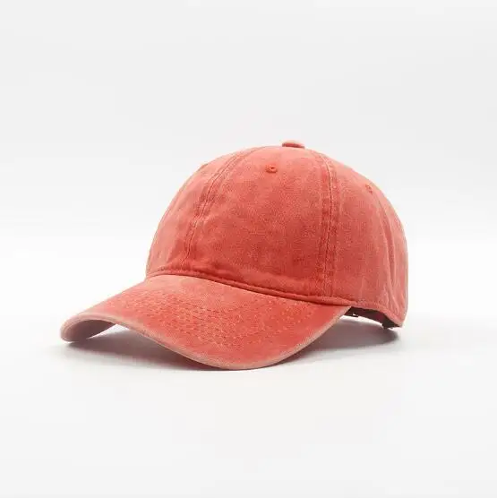 OEM Custom made Factory no label 3D Embroidered Two Color Tone multi color bleach stone wash cap hat with your own logo