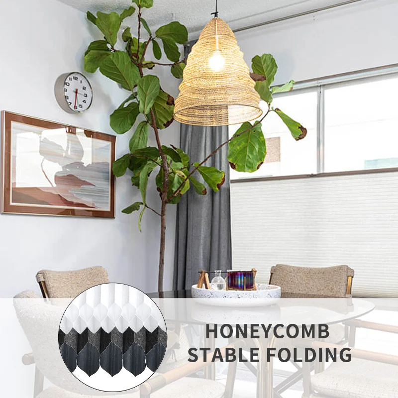 Chain Automatic Honeycomb Shades Small Orders /Sunroom Honeycomb Cellular Motorized Blinds