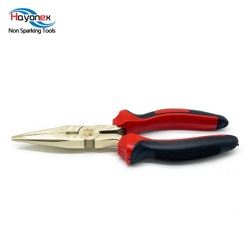 High Quality Safety Tools Explosion Proof Needle Nose Pliers Aluminum Bronze Non sparking tools strong pliers