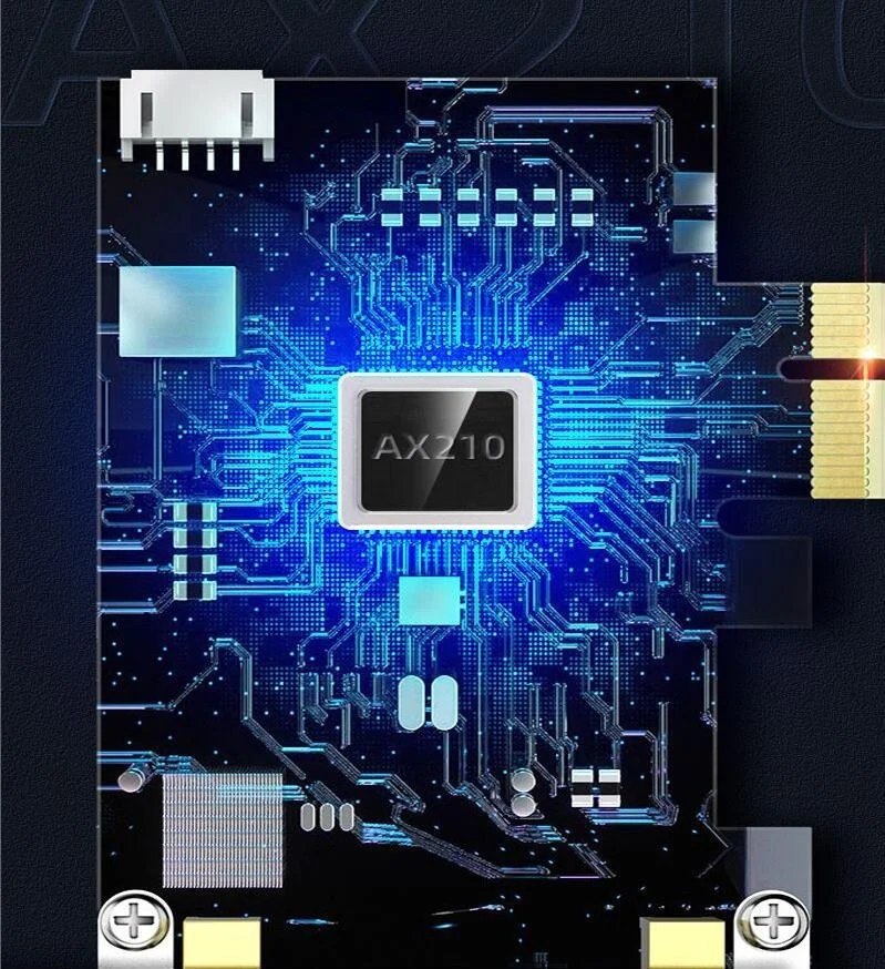 Двухдиапазонный беспроводной Wi-Fi адаптер 3000 Мбит/с WiFi6 Intel AX210 BT 5 2 PCIe 4G ГГц 802.11ac ax 6G 6E карта для