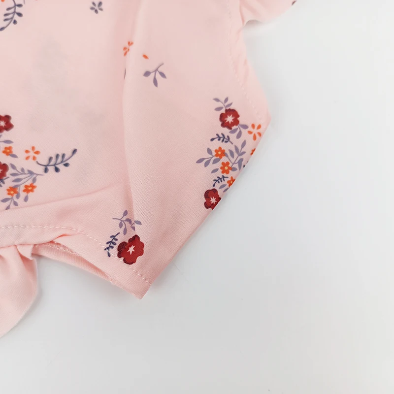 Pinuotu Infants Frill Floral Full Printing Customized Shorts Summer Ruffle Cute Botanic Baby Girl Swimming Trunks