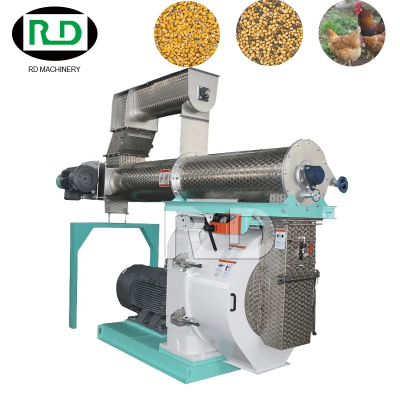 Ronda 10 ton/h High Quality Factory price 55kw  pellet machine of animal feed for chicken pig feed making