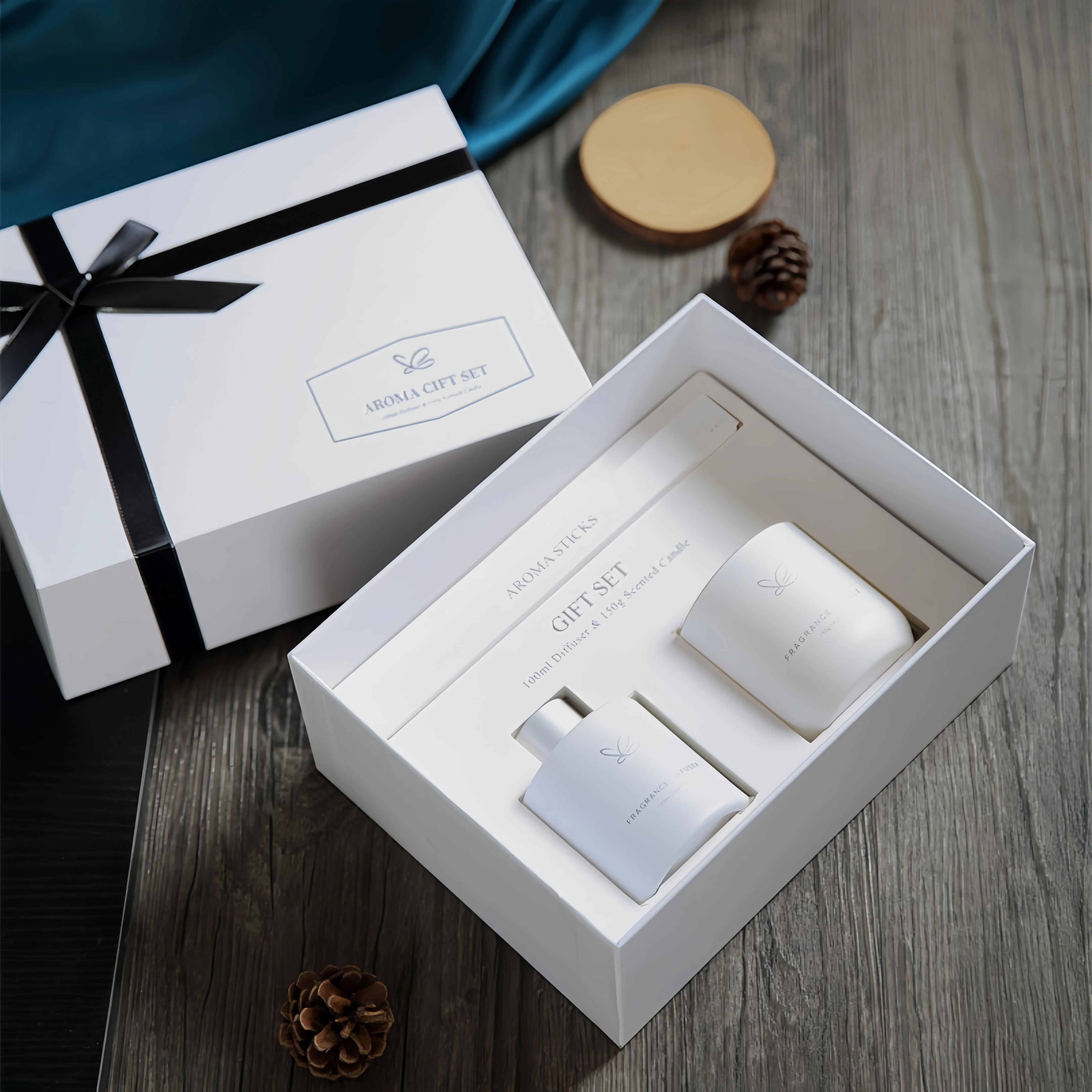 Wholesale scented candle and diffuser set luxury gift set