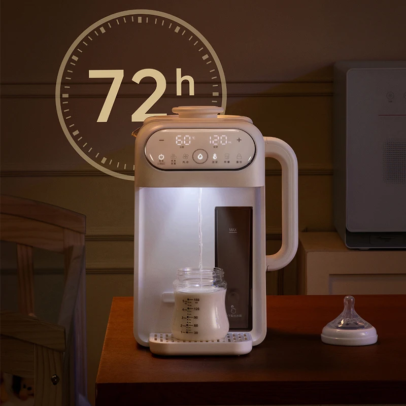 2L Detachable Glass Tank automatic instant Baby Formula Dispenser with Night Light