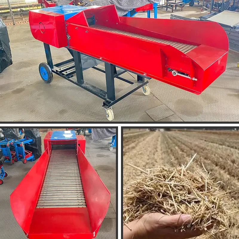 Agricultural machinery rice husk cutting Mini sheep breeding grass and crushing - body