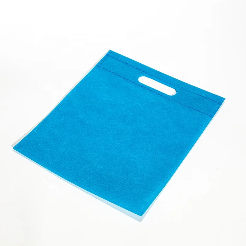 Wenzhou Factory Folding Tote Bag Assorted Colors D Cut Flat Non-woven Bag