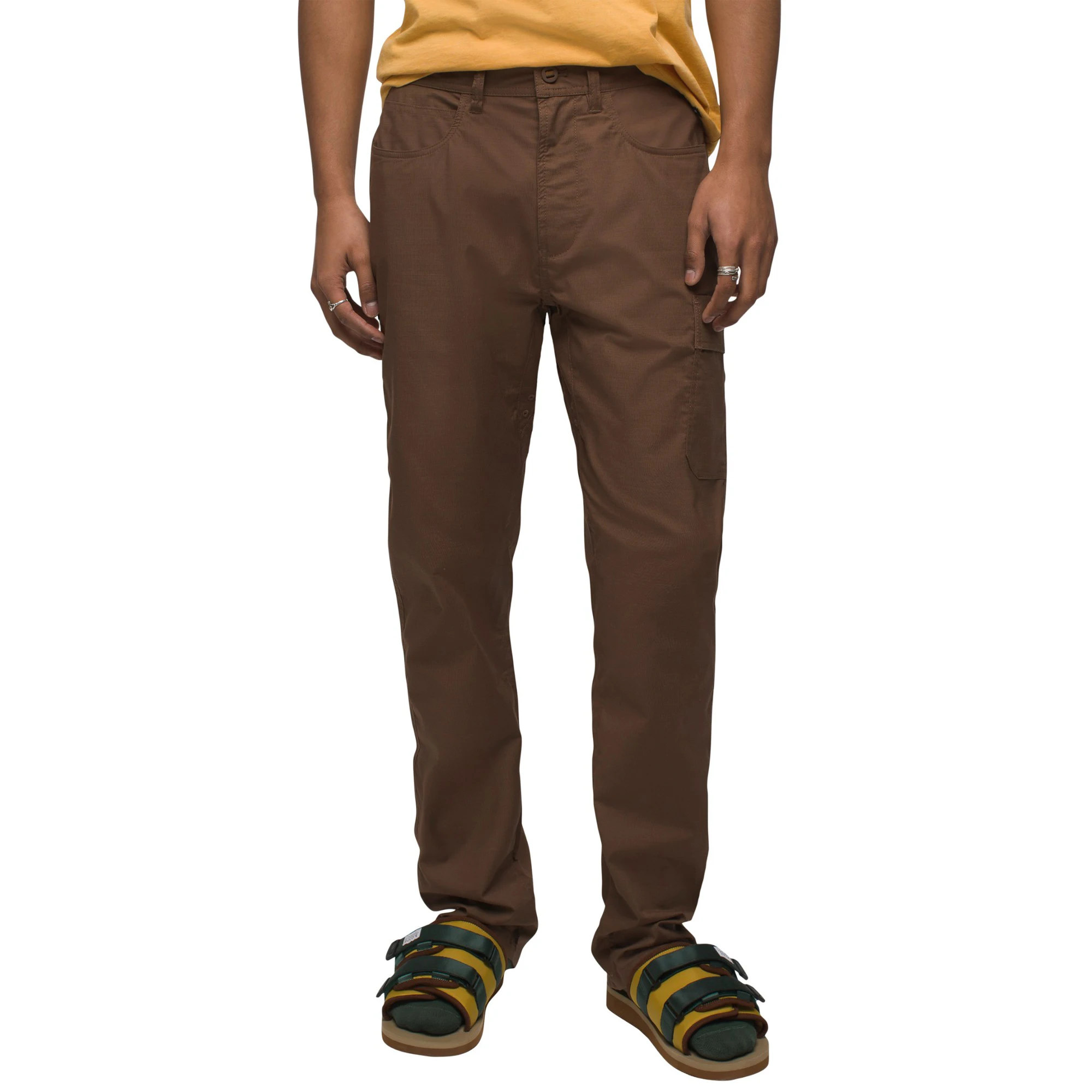 Tough Zipper Cotton Cotton Exposure Modular Outdoor Removable legs Running Elastic ankle Bush Brown Black Hiking pants