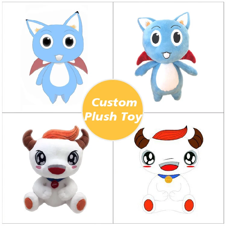 Factory ASTM CE OEM ODM Custom Made Plush Toy Stuffed  Stuffed Animal Toys Kids Animation Plush Toys