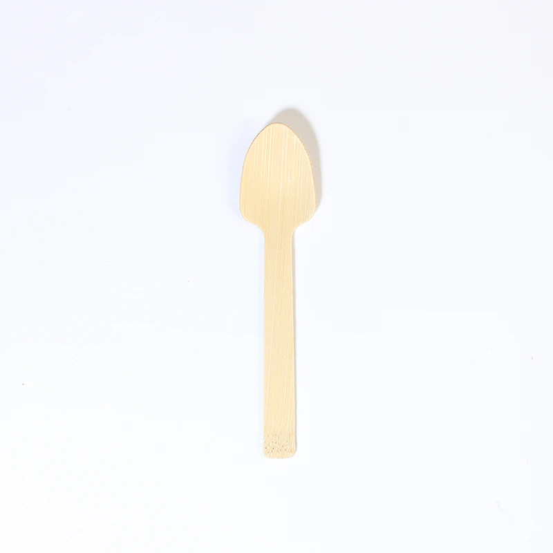 Hot selling High quality Disposable Kitchen Tableware Bamboo Ice Cream Scoop For dessert stores