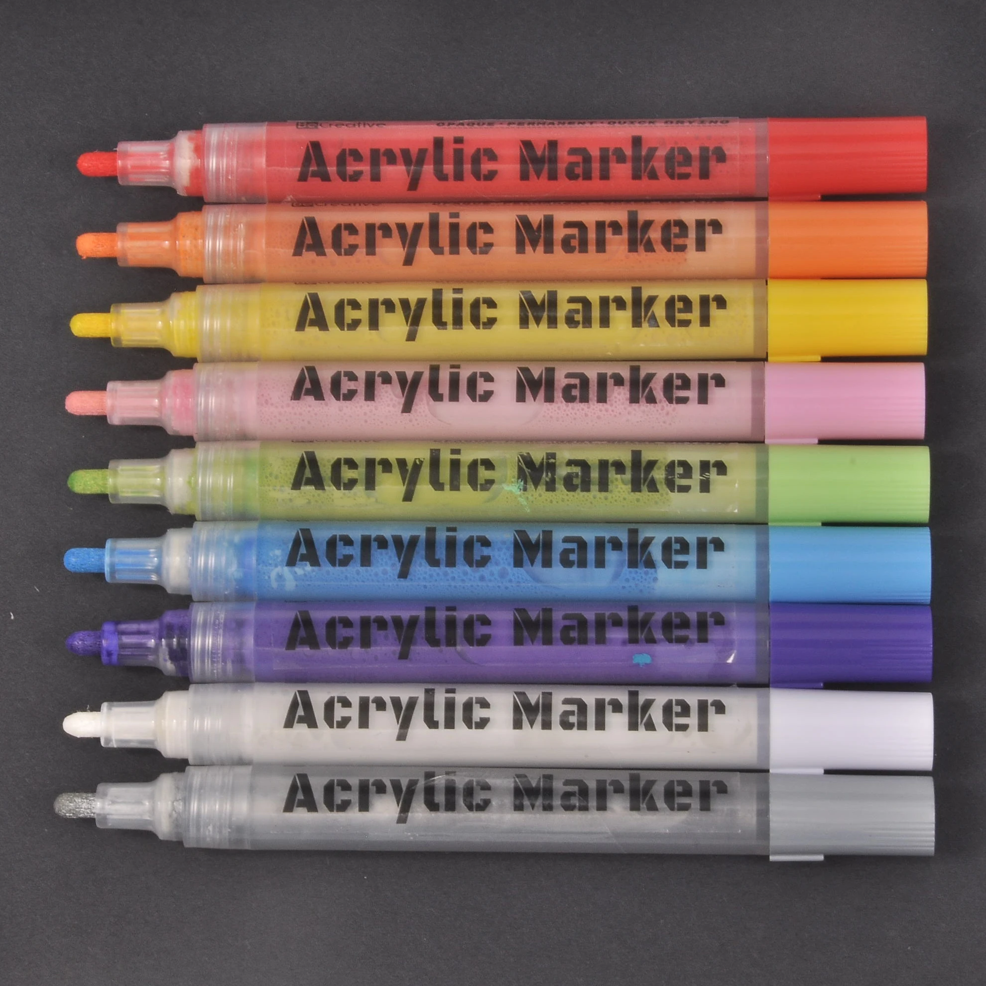 12 Colors Non Toxic  paint  Marker Pen for Student school art DIY Acrylic Paint Marker Pen Set