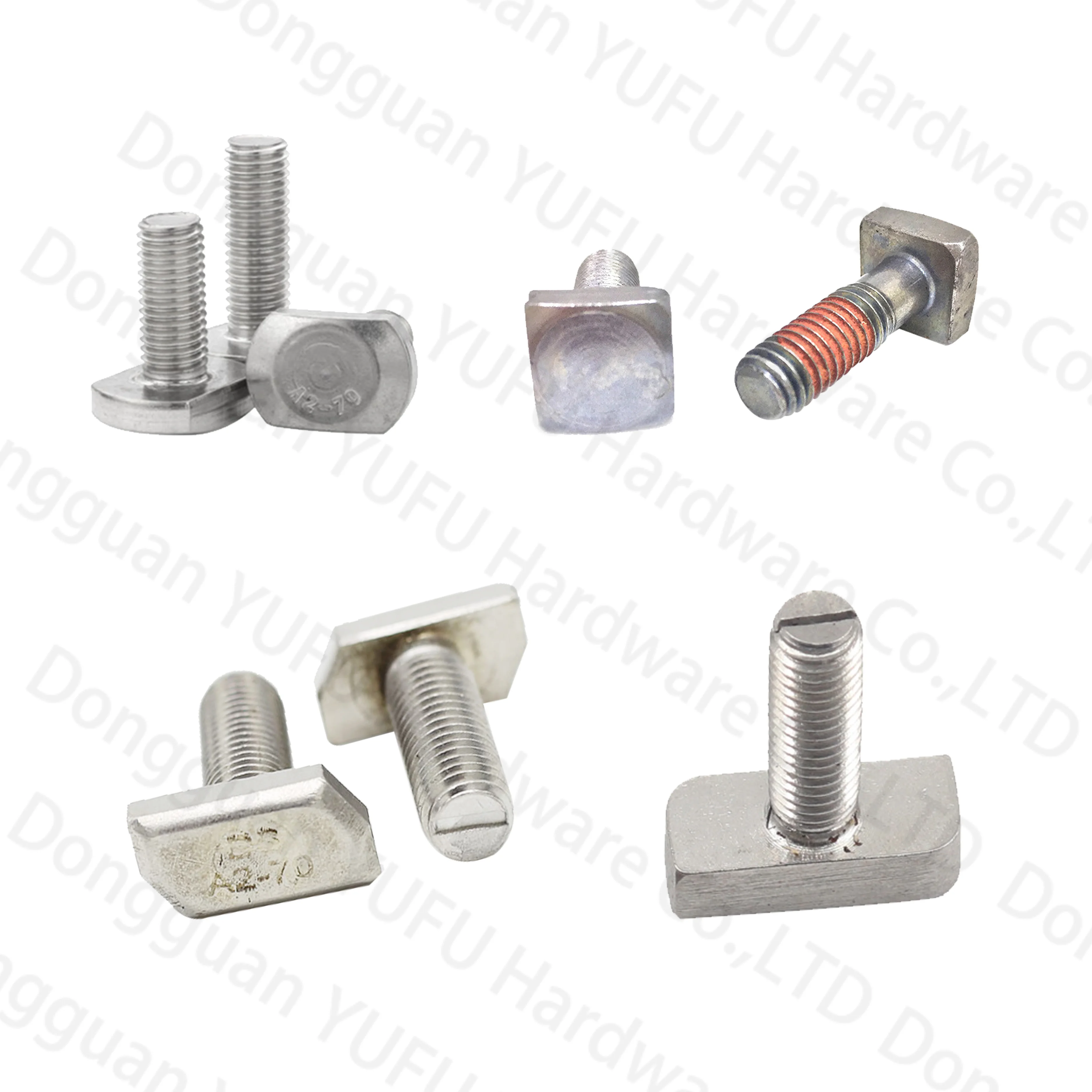 High Quality Customized Carbon Steel Zinc Black T Bolts With Locking Glue