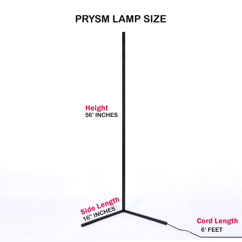 
JH Multifunctional RGB Color Tripod Corner Standing Light New RGB LED Floor Lamp With Remote Control floor light 