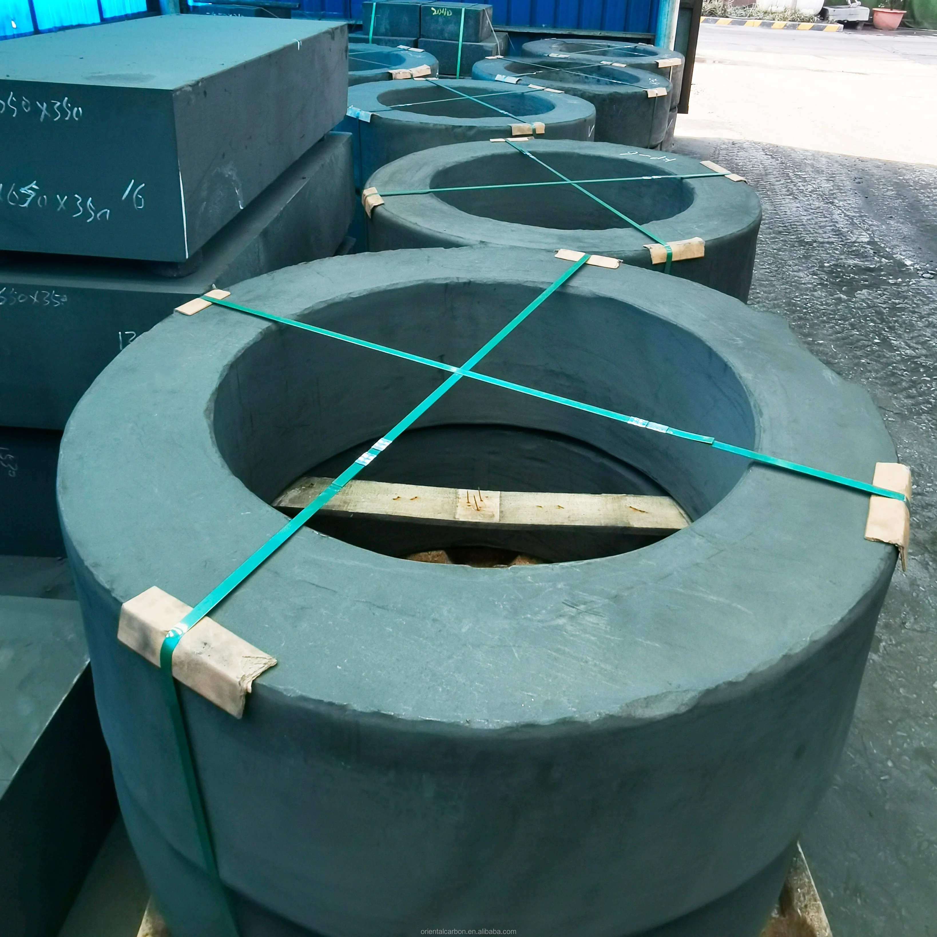 Dia.550*1100mm Graphite Rod Graphite Cylinder Graphite Disc Hollow Graphite