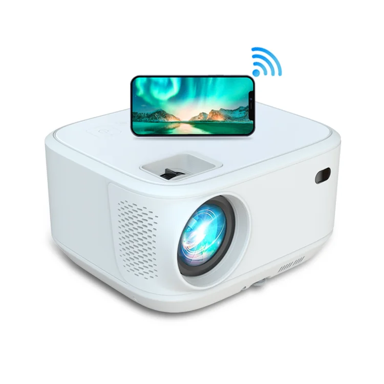 
Newest pocket led projector 4k home theater smart phone projector 7000 lumens with same screen WiFi 