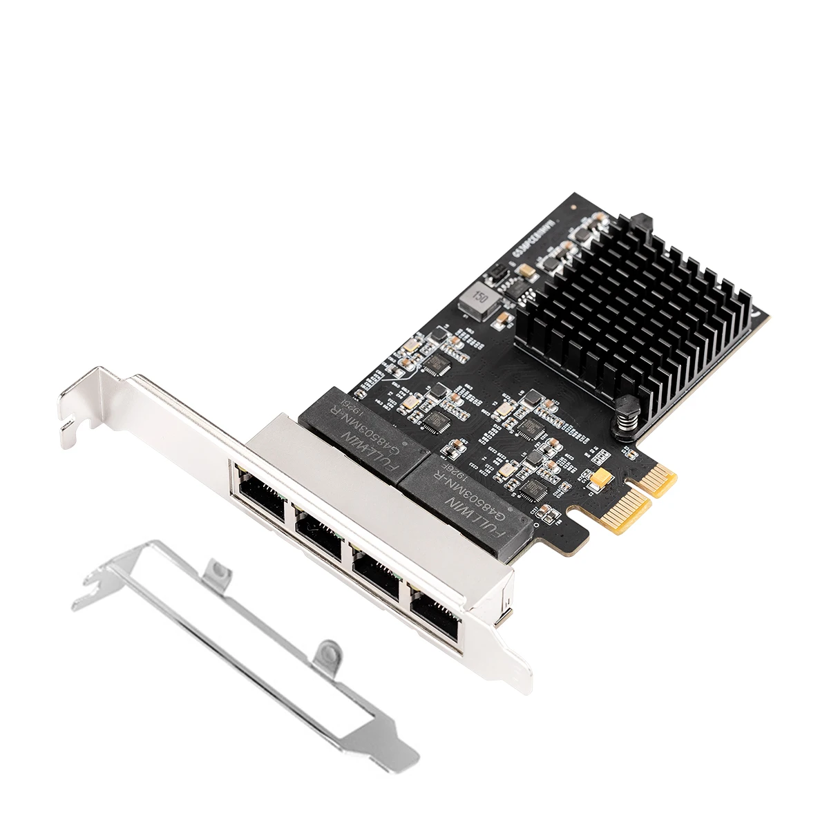 On Sale Internal Lan Network Ethernet Pci 4 Port Wired 4-port Pcie Gigabit Network Adapter Card