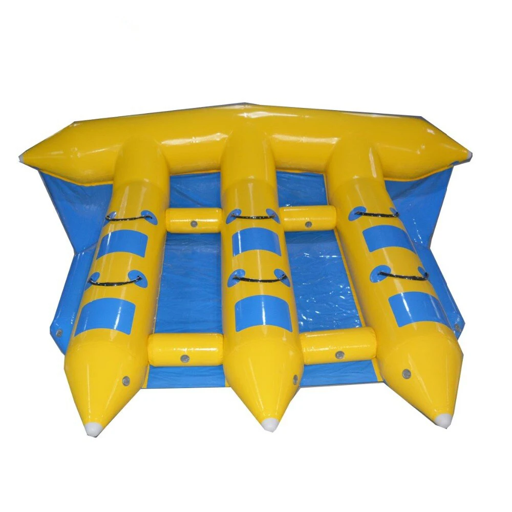 Sea Water Games Towable Inflatable Flying Fish Boat Tube Water Inflatable Banana Boat Flyfish Tube