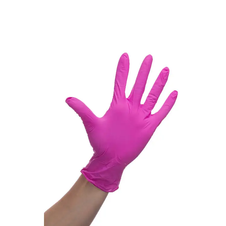 Restaurant Work Vinyl Latex Gloves Powder Free Sanitary Cleaning Plastic Aloe Vera Vinyl Nitrile Gloves