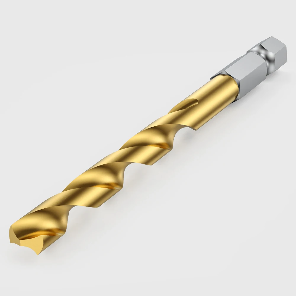 Hexagonal handle hss drill bits aluminum metal tool cast iron cobaltbit multipurpose twist Hex Shank drill bits