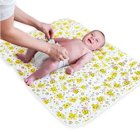 
Mumsbest Multi-Functional Waterproof Cotton BABY Diaper Changing pads mat 