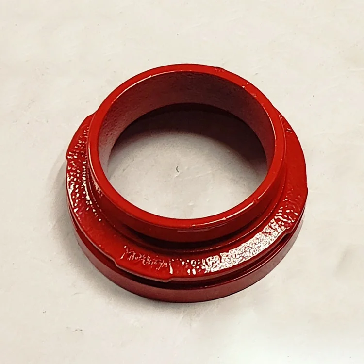 UL FM Approved Red Coated Grooved Tee Elbow Union Reducer Cross Flexible coupling Fire Sprinkler fittings
