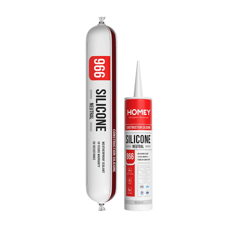 Homey Neutral Weather Resistance Structural Silicone Sealant Adhesives for Aluminium Window