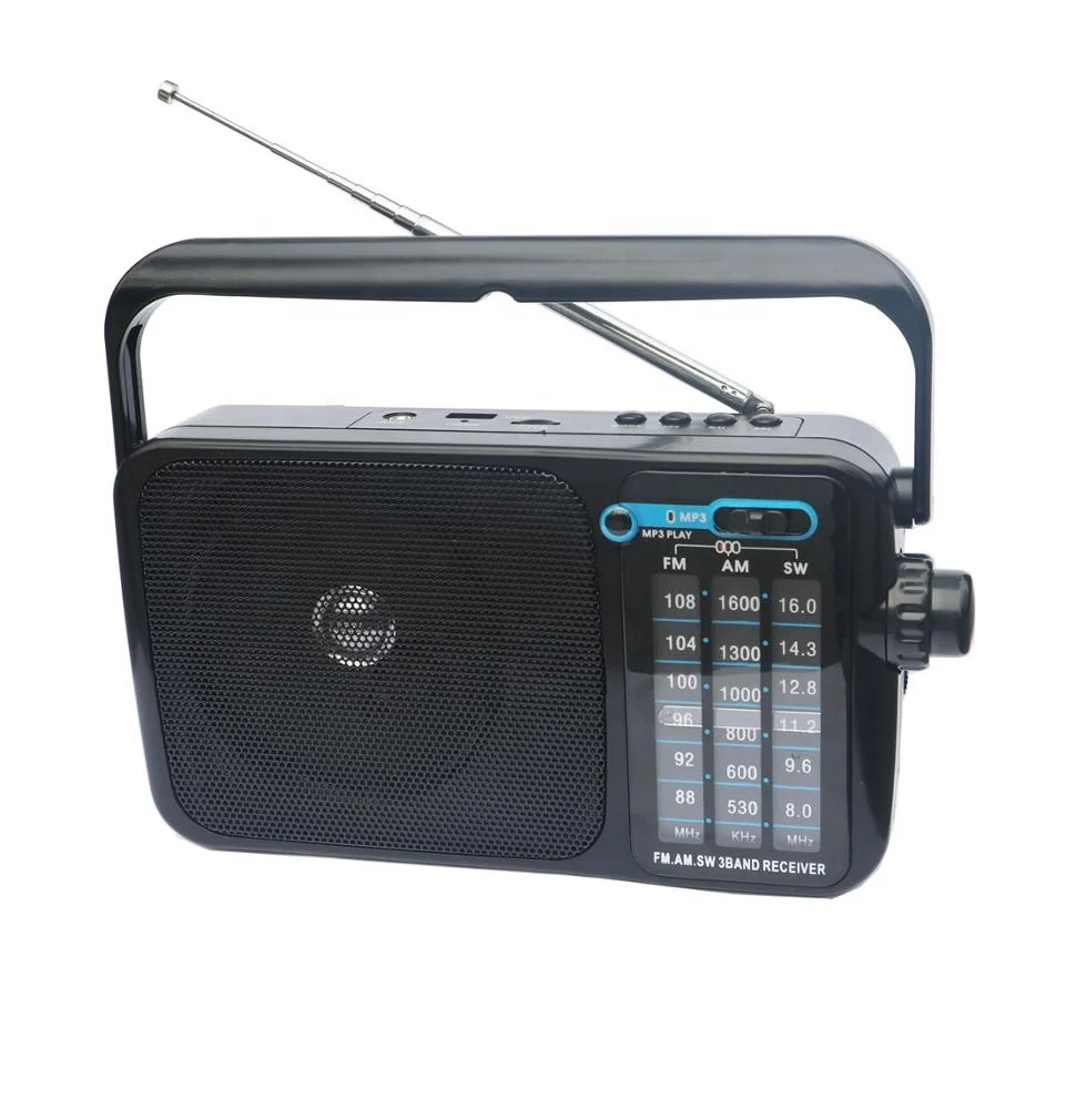 800mAH Rechargeable AM FM SW Radio portable radio digital