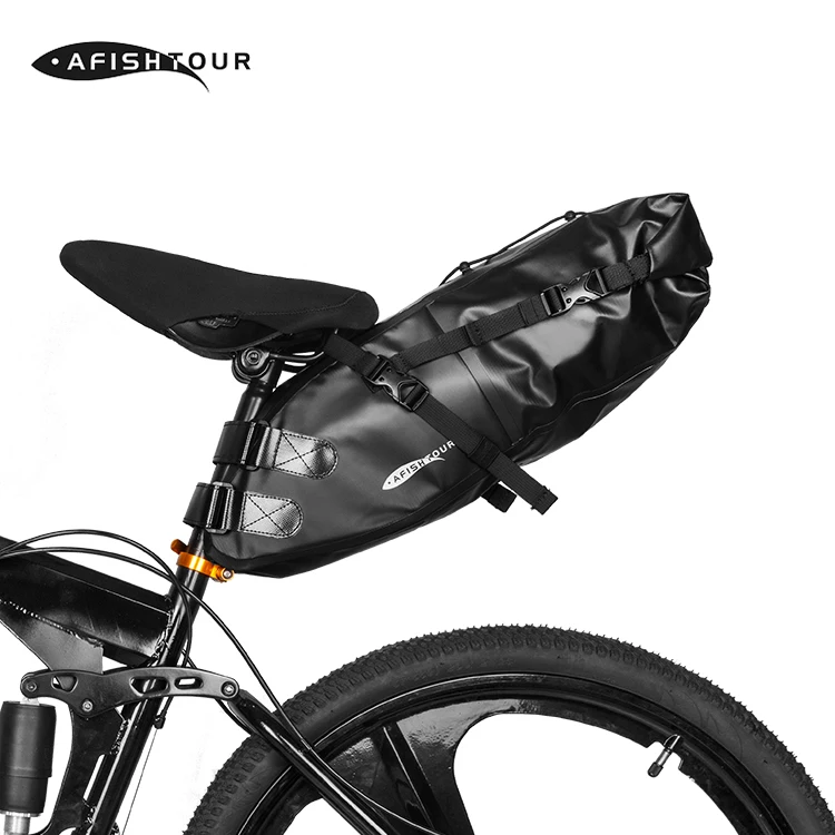 BESTOP Simplicity Style 13L Waterproof Wear Resistant Scratch Resistant PVC Bike Tail Bag
