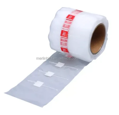 China empty nylon tea bag with string and private label  logo tag for tea packing