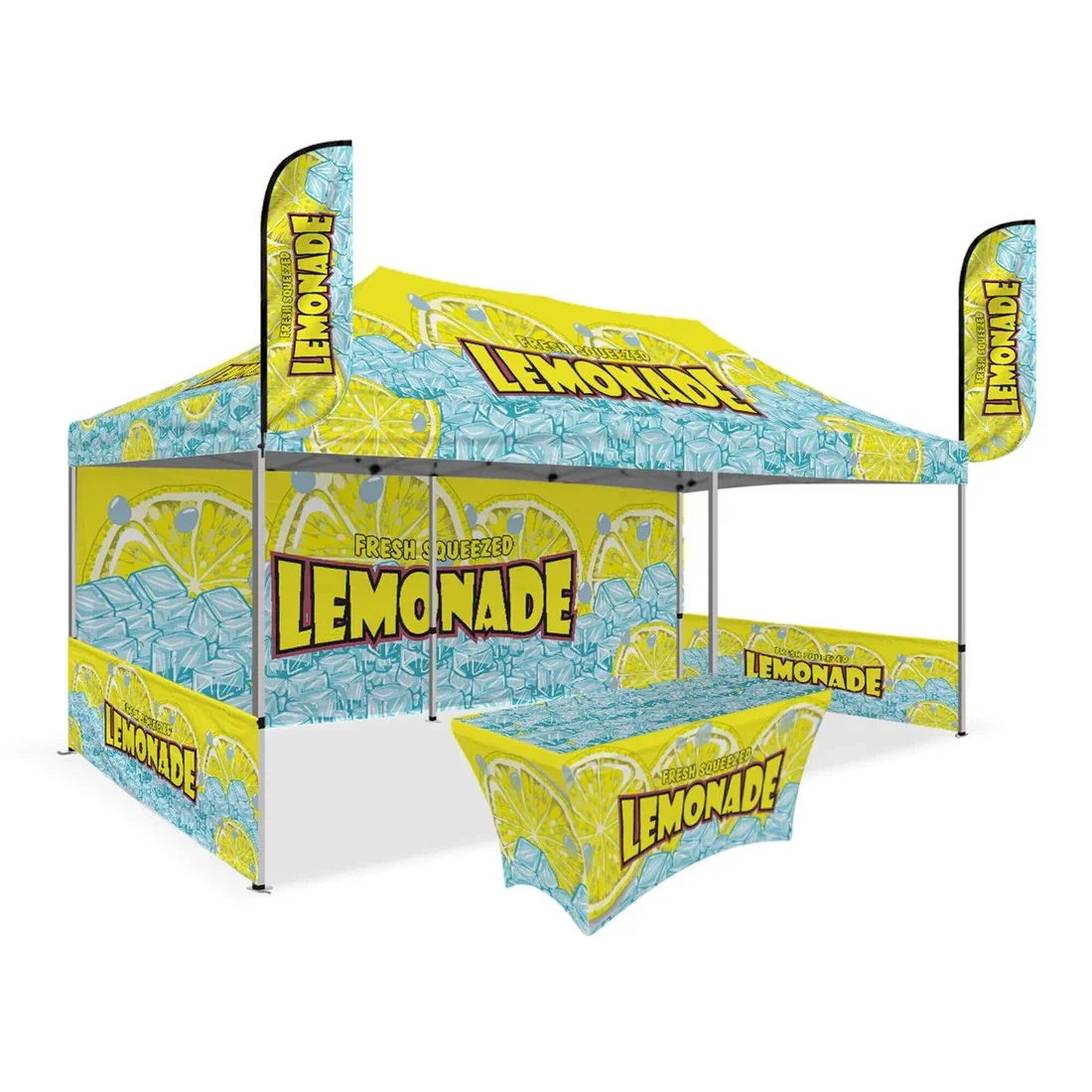 Deluxe 3x6m Tent Printed Fabric Outdoor Sports Party Activities Display Pop-up Advertising Folding for Market Stalls