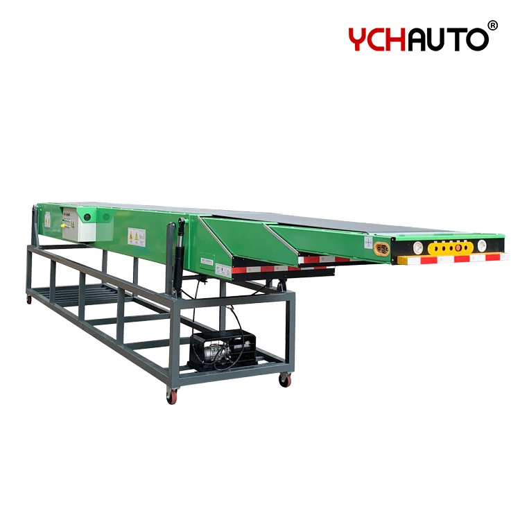 Conveyor System Flexible Manufacturer Carton Box For Loading And Unloading Custom Telescopic Belt Conveyor with CE