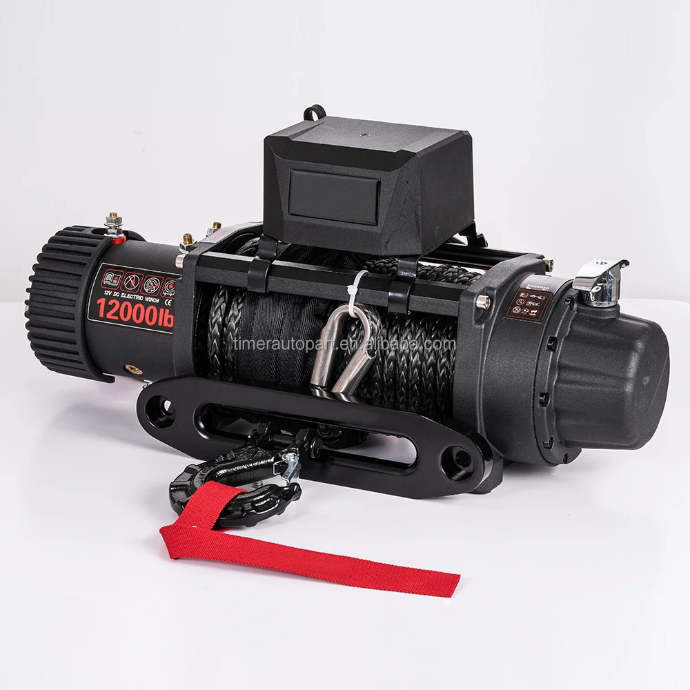 12V 24V Electric Winch Suv Car Heavy Duty Portable Offroad Truck Utes Bed High Speed Trailer Electric Winch