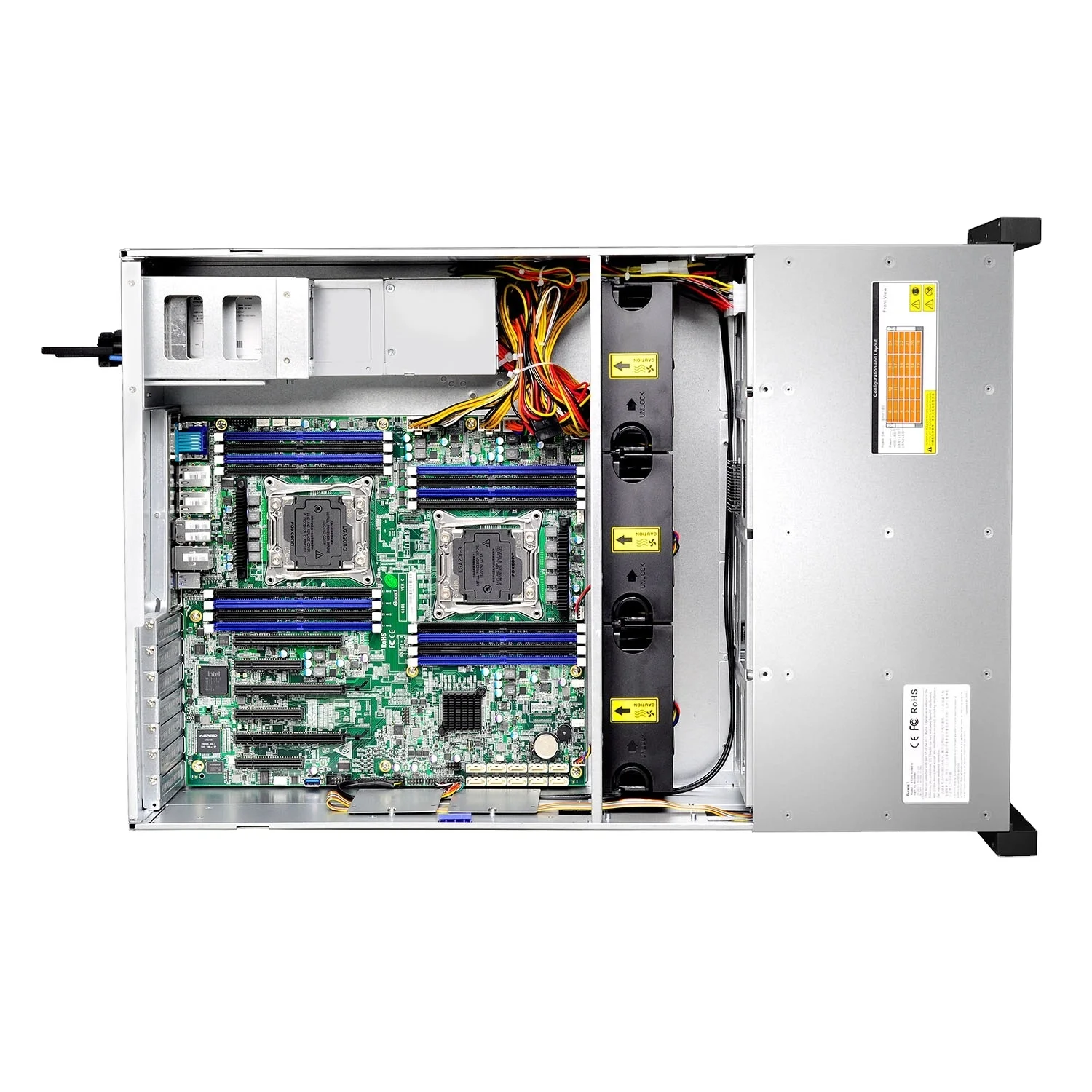 Настроенный процессор Gooxi 1U 10Bay Серверный корпус Xeon 32 ГБ/64 ГБ Память HDD с новым состоянием
