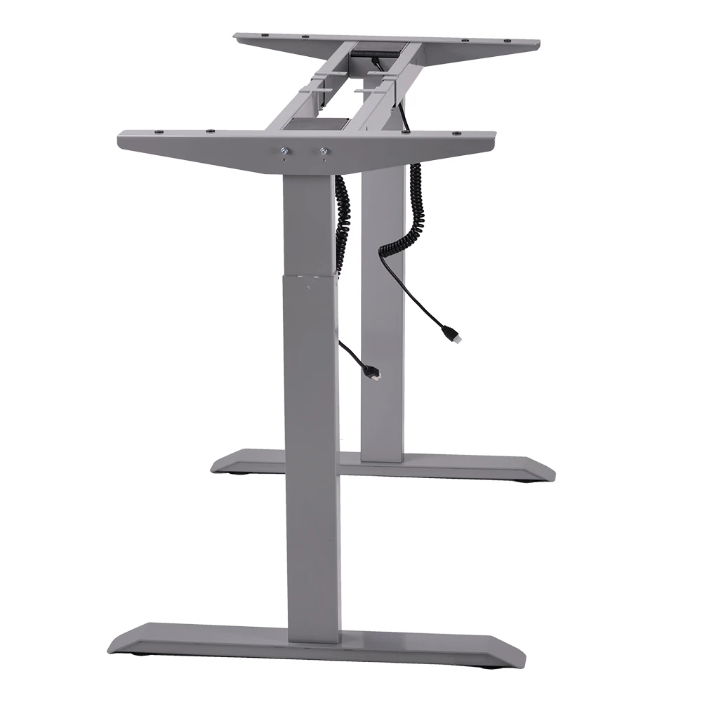 Dual Motor Standing Desk Electric Height Adjustable Memory Stand Up Desk Standing Workstation with Preset Controller