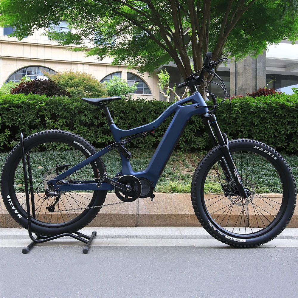 2022 ebike 48v 1000w 29inch bafang m620 ultra mid drive dual suspension carbon electric mountain bike