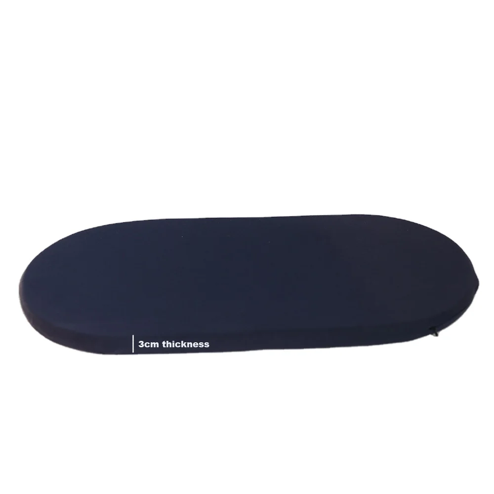 ICEBLUE HD Navy Blue Breathable Cotton Cover Memory Foam Baby Pad Changing Mattress Pad