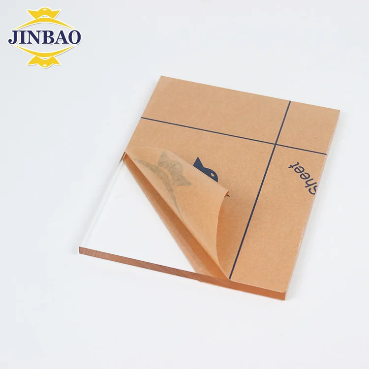 JINBAO 2.8mm 1220*2440mm easy polishing surface hardness surface hardness easy washing acrylic sheet for sliding door